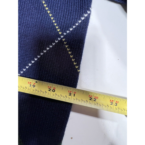 Hudson Outerwear Mens L Large Sweater Argyle Panther MMXVII - Picture 6 of 9
